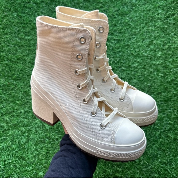 Not for sale🎁Converse Chuck 70 De Luxe Heel Hi Egret - Picture 2 of 9